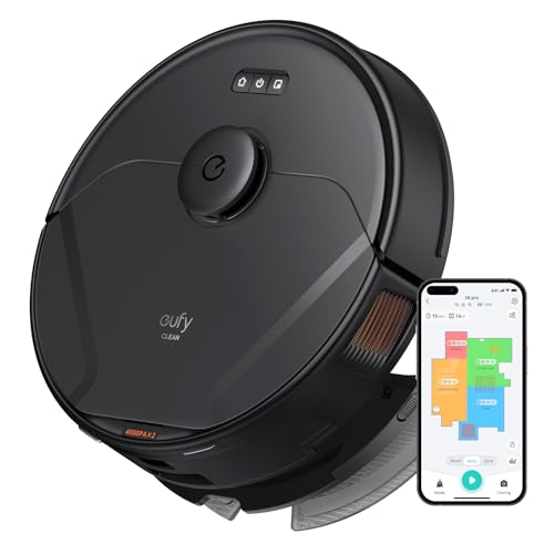 eufy X8 Pro Robot Vacuum, Twin-Turbine 2× 4,000 Pa Powerful Suction,...